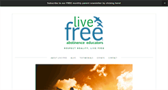 Desktop Screenshot of livefreesc.org